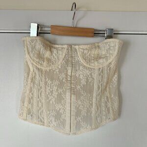 ECRU LACE CORSET
